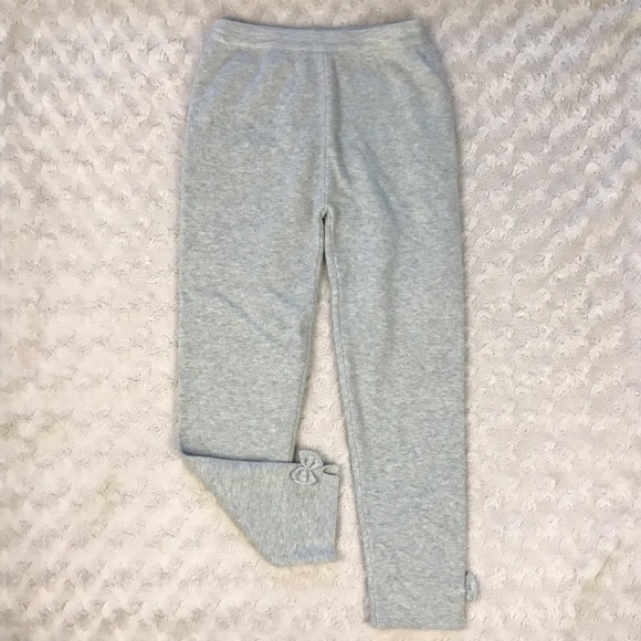 vignette Other - Vignette Sweater Knit “Olive” Leggings Gray Bows Size 5